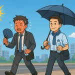 外回りの汗対策、ひと工夫で印象アップ！